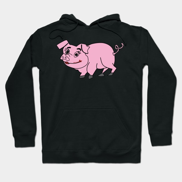 Glückliches Schwein Hoodie by Guth